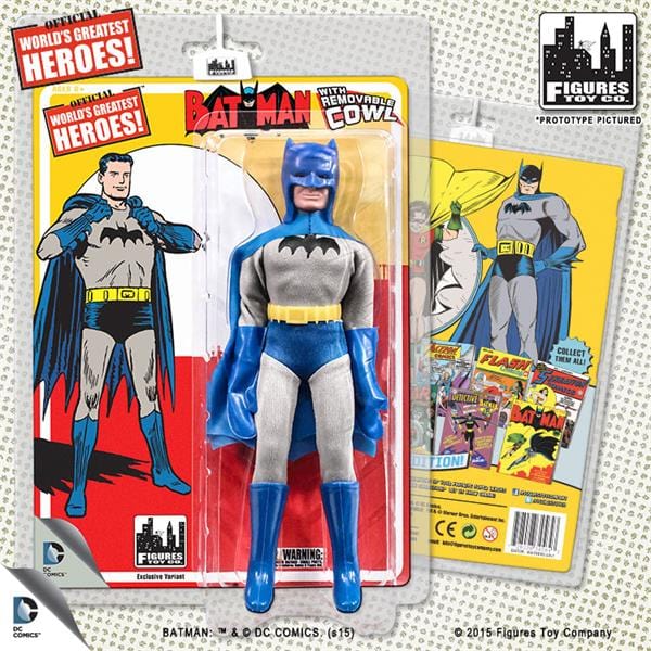 DC Comics Retro "First Appearances" Series 1 Removable Cowl Batman Action Figure