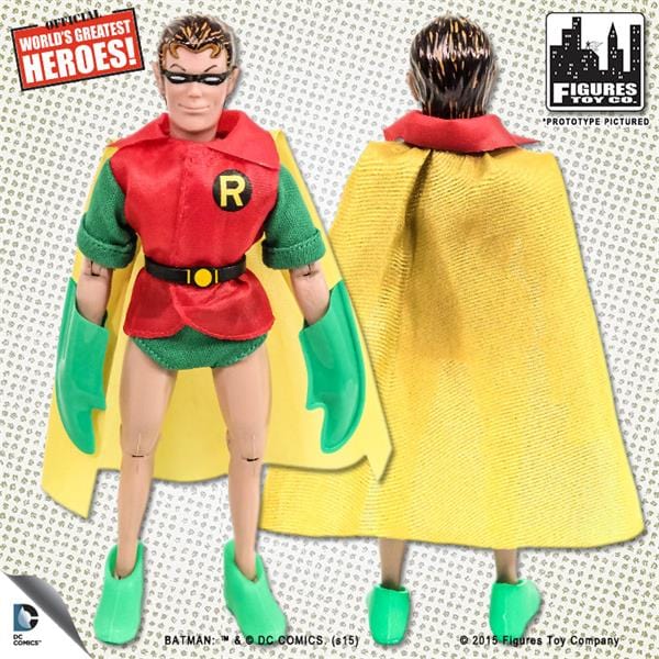 DC Comics Retro &quot;First Appearances&quot; Series 1 Robin Action Figure (Yellow Cape)