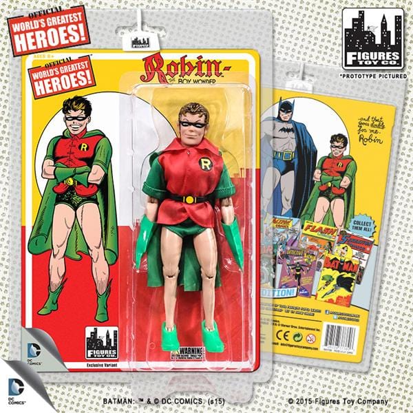 DC Comics Retro &quot;First Appearances&quot; Series 1: Robin (Green Cape Variant)