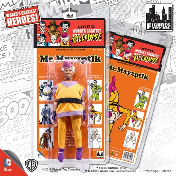 DC Comics Retro Kresge Style Action Figures Series 1: Mr. Mxyzptlk