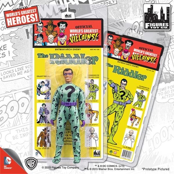 DC Comics Retro Kresge Style Action Figures Series 1: Riddler