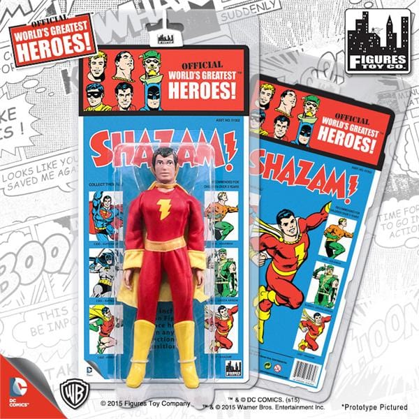 DC Comics Retro Kresge Style Action Figures Series 1: Shazam