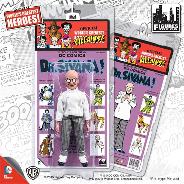 DC Comics Retro Kresge Style Action Figures Series 2: Dr. Sivana