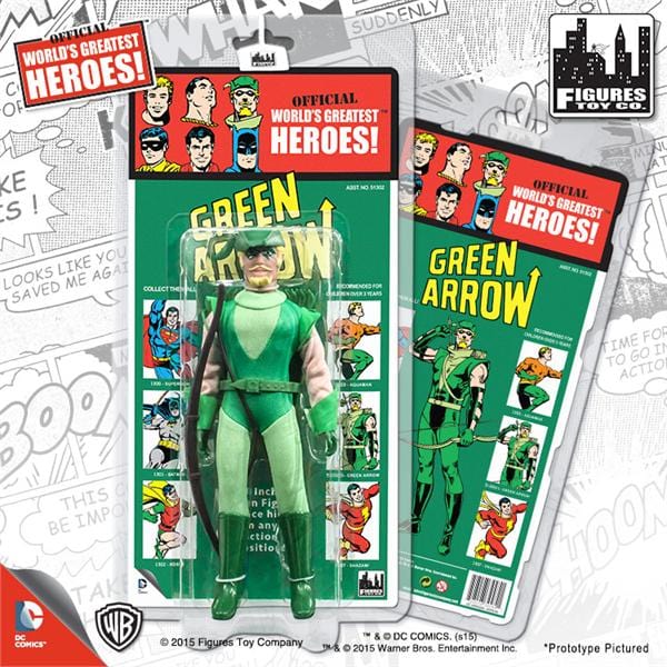 DC Comics Retro Kresge Style Action Figures Series 2: Green Arrow