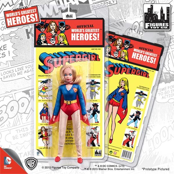 DC Comics Retro Kresge Style Action Figures Series 2: Super Girl