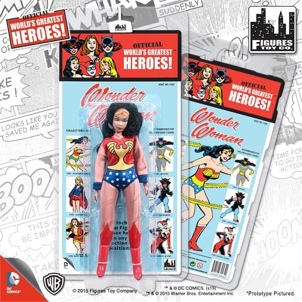 DC Comics Retro Kresge Style Action Figures Series 2: Wonder Woman
