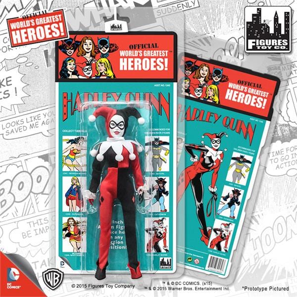 DC Comics Retro Kresge Style Action Figures Series 3: Harley Quinn