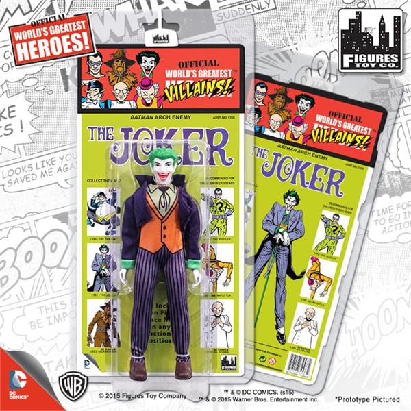 DC Comics Retro Kresge Style Action Figures Series 3: Joker
