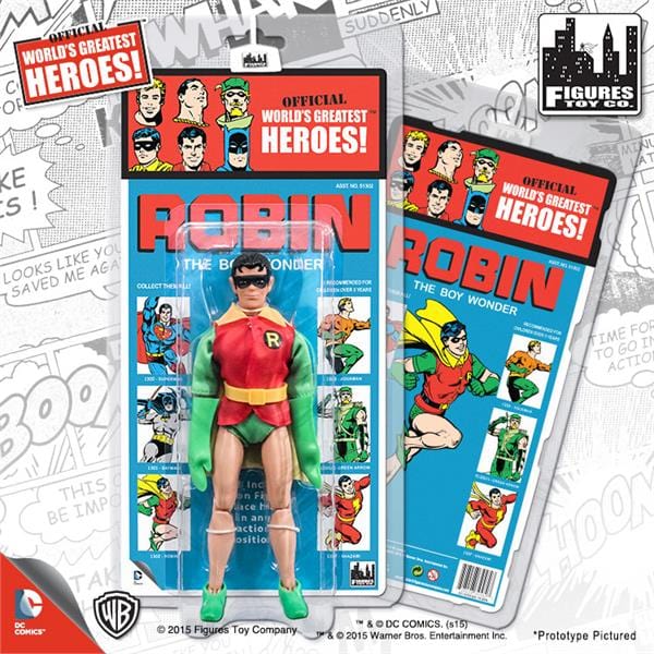 DC Comics Retro Kresge Style Action Figures Series 3: Robin