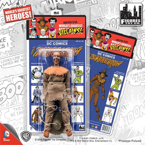 DC Comics Retro Kresge Style Action Figures Series 3: Scarecrow