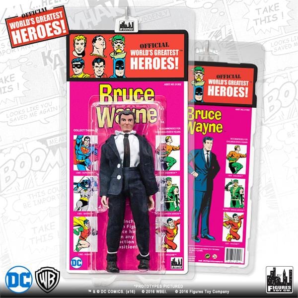 DC Comics Retro Kresge Style Action Figures Series 4: Bruce Wayne