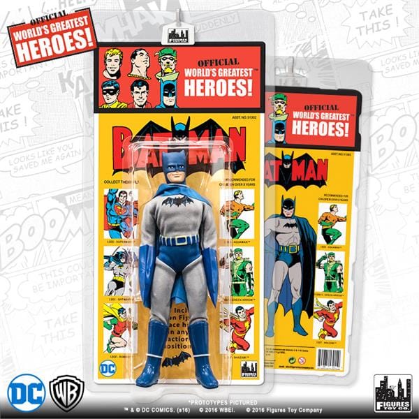 DC Comics Retro Kresge Style Action Figures Series 4: First Appearances Batman
