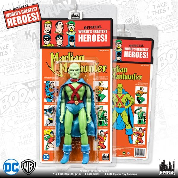 DC Comics Retro Kresge Style Action Figures Series 4: Martian Manhunter