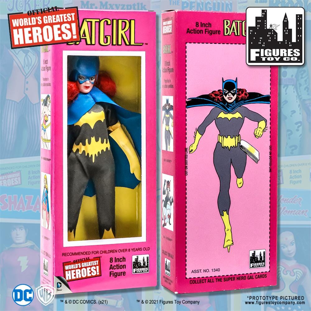 DC Comics Retro Style Boxed 8 Inch Action Figures: Batgirl [Cloth Print]