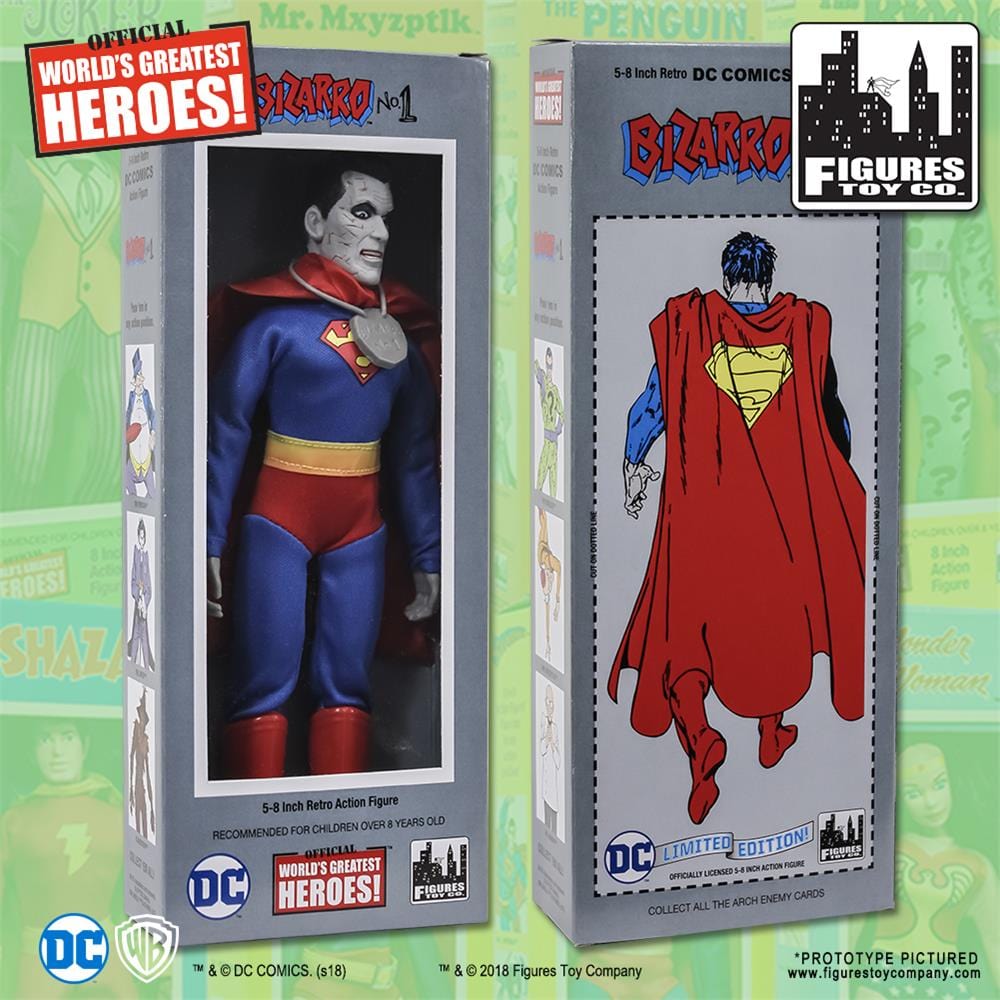 DC Comics Retro Style Boxed 8 Inch Action Figures: Bizarro