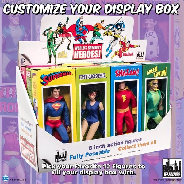 DC Comics Retro Style Boxed Action Figures Series - Figures Toy Company