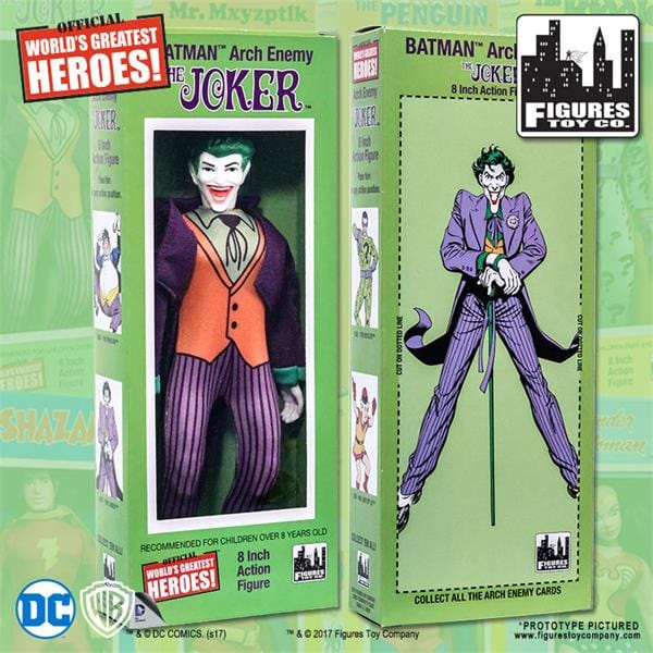 DC Comics Retro Style Boxed 8 Inch Action Figures: Joker