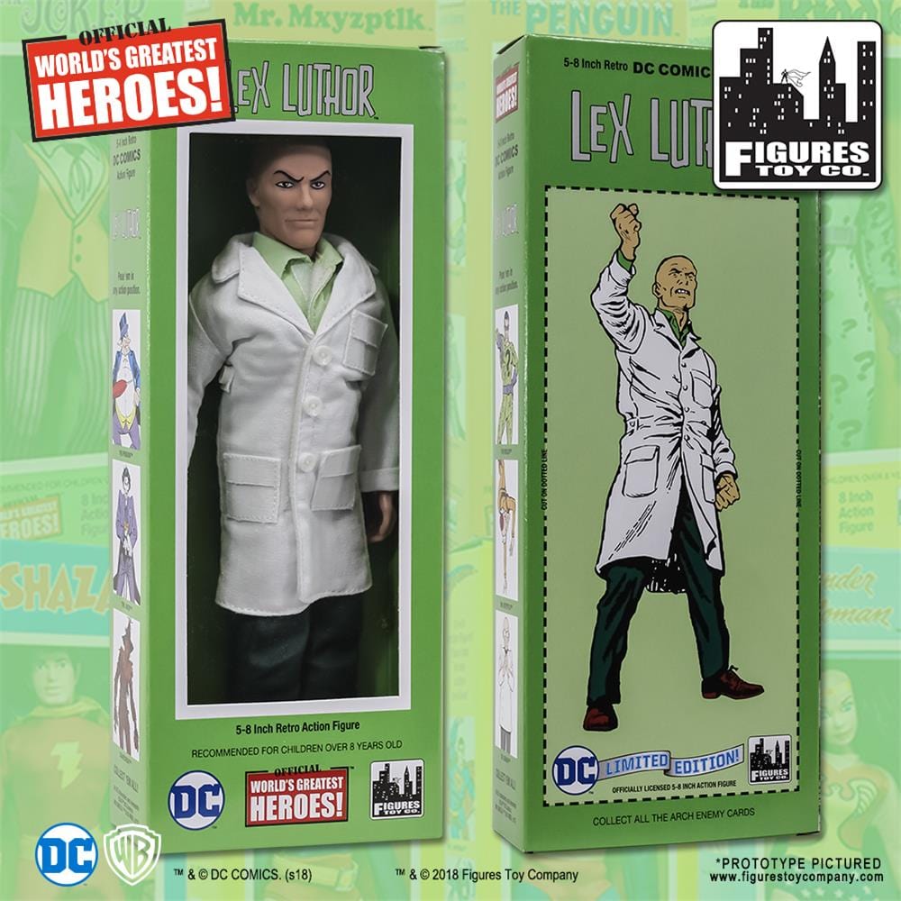 DC Comics Retro Style Boxed 8 Inch Action Figures: Lex Luthor