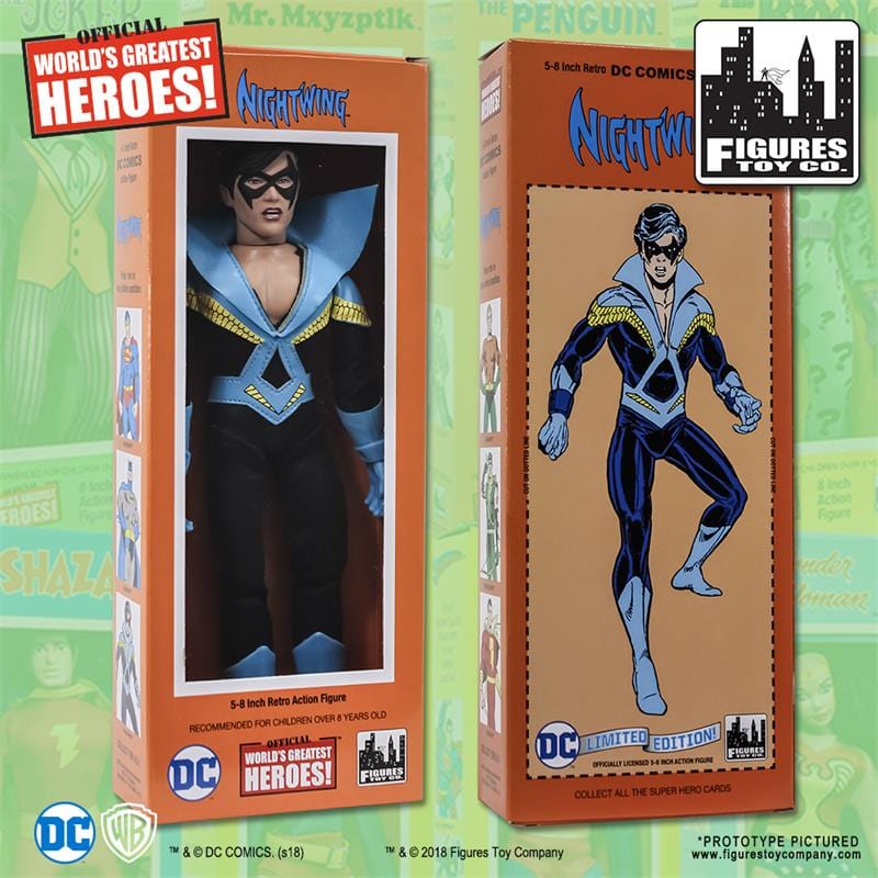 DC Comics Retro Style Boxed 8 Inch Action Figures: Nightwing