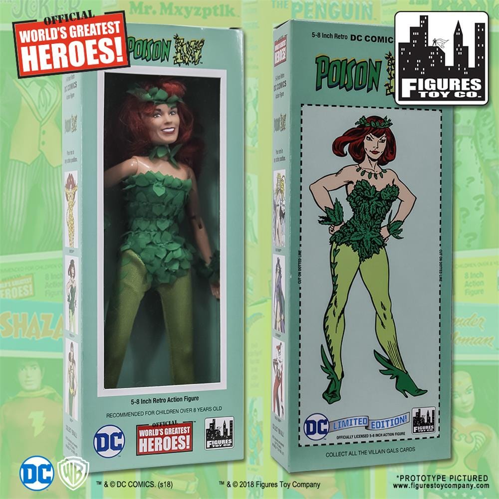 DC Comics Retro Style Boxed 8 Inch Action Figures: Poison Ivy