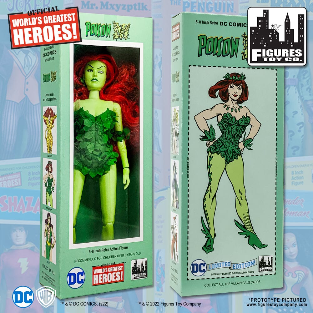 DC Comics Retro Style Boxed 8 Inch Action Figures: Poison Ivy [Green Skin Variant]