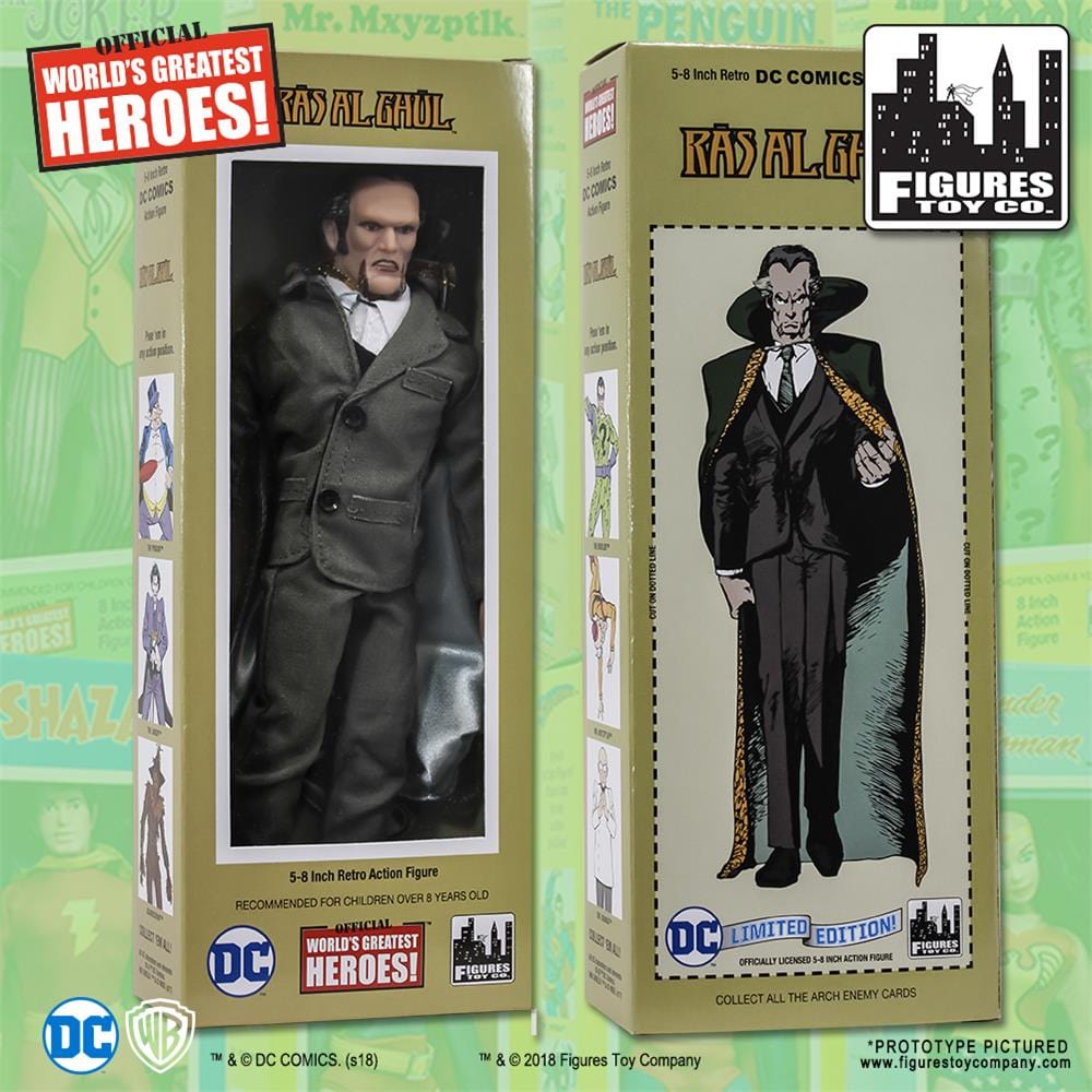 DC Comics Retro Style Boxed 8 Inch Action Figures: Rhas Ah Ghul