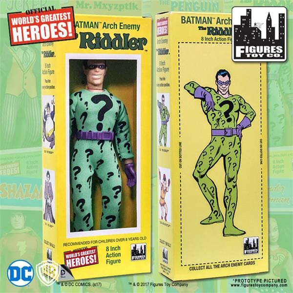 DC Comics Retro Style Boxed 8 Inch Action Figures: Riddler