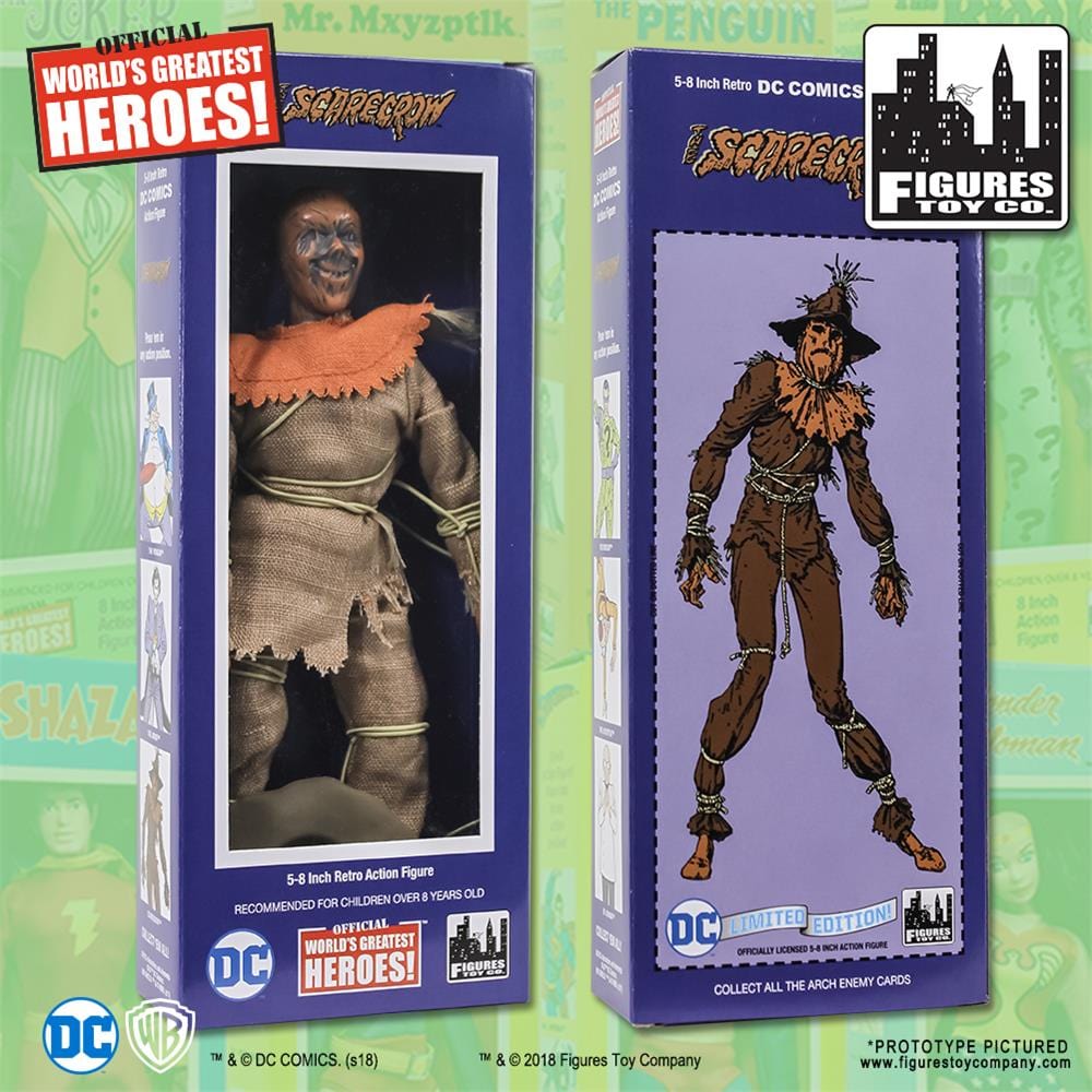 DC Comics Retro Style Boxed 8 Inch Action Figures: Scarecrow