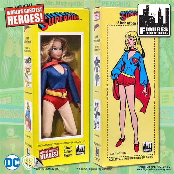 DC Comics Retro Style Boxed 8 Inch Action Figures: Supergirl