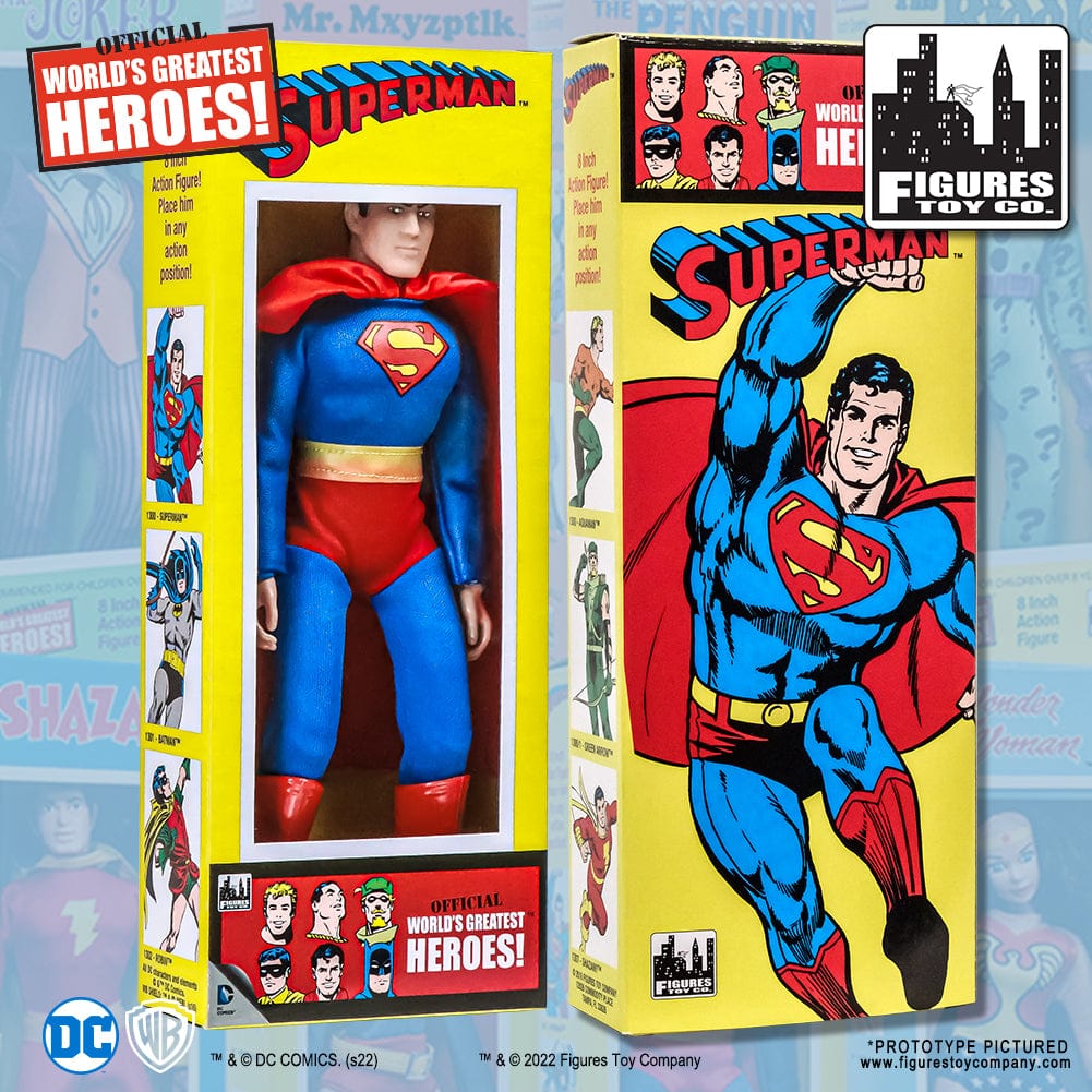 DC Comics Retro Style Boxed Action Figures: Superman [Justice League ...