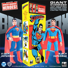 DC Comics OVERSIZED Box Figures: Retro 1 & Justice League Superman