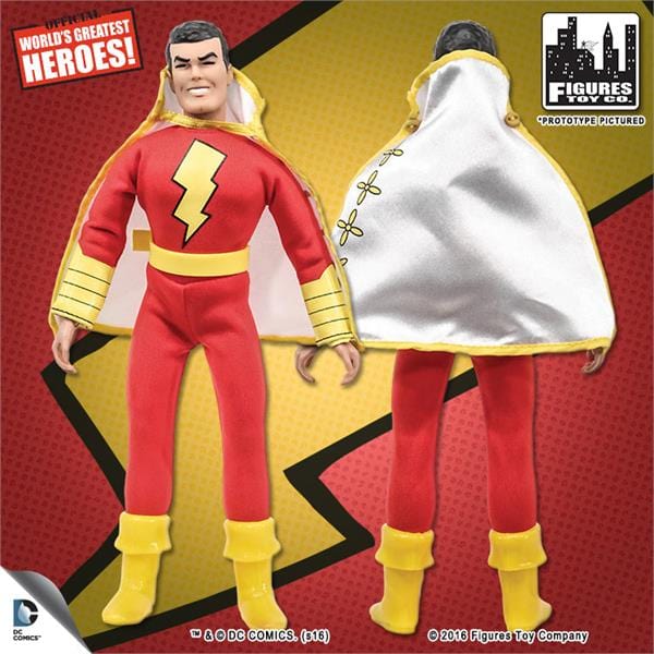 DC Comics Shazam Series Retro Figures: Loose in Factory Bag