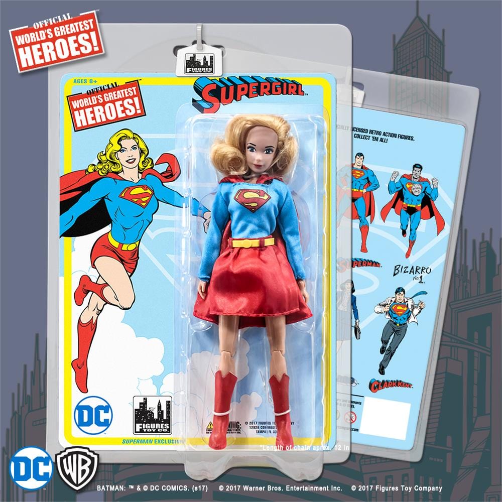 DC Comics Superman Retro 8 Inch Action Figures: Supergirl [Dress Variant]