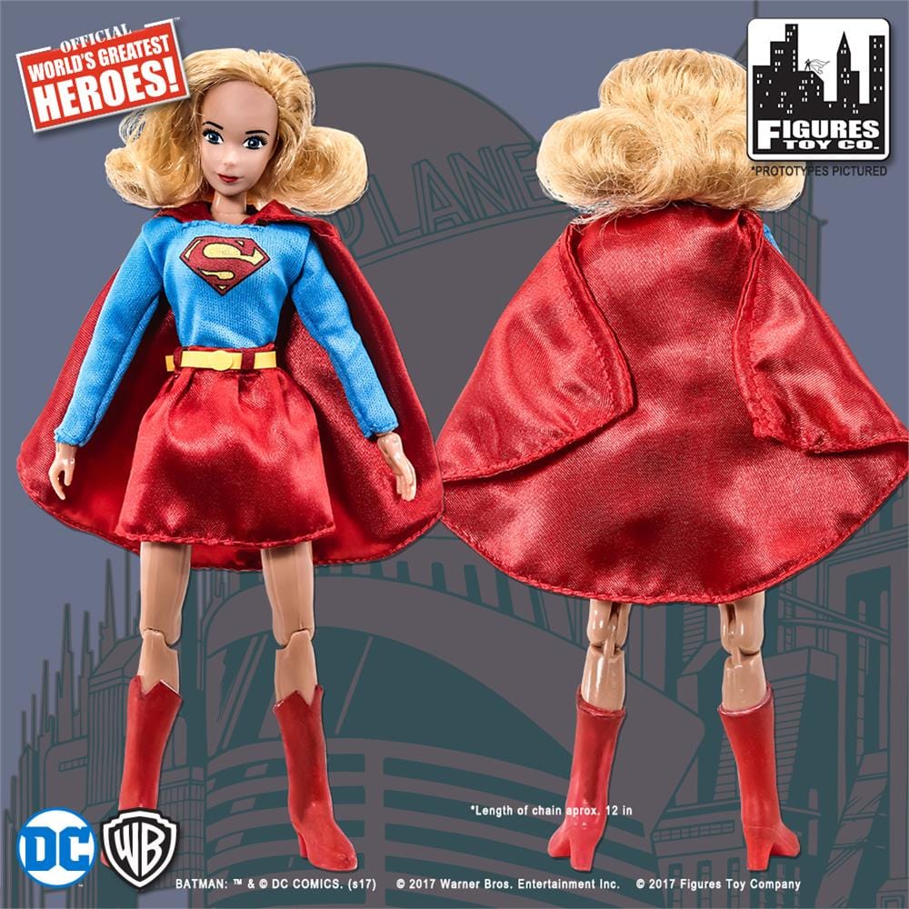 DC Comics Superman Retro 8 Inch Action Figures: Supergirl [Dress Variant]