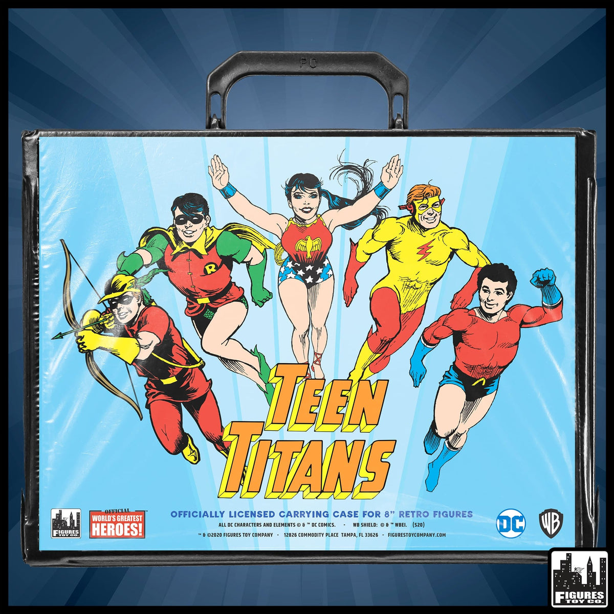 DC Comics Teen Titans Action Figure Carrying Case
