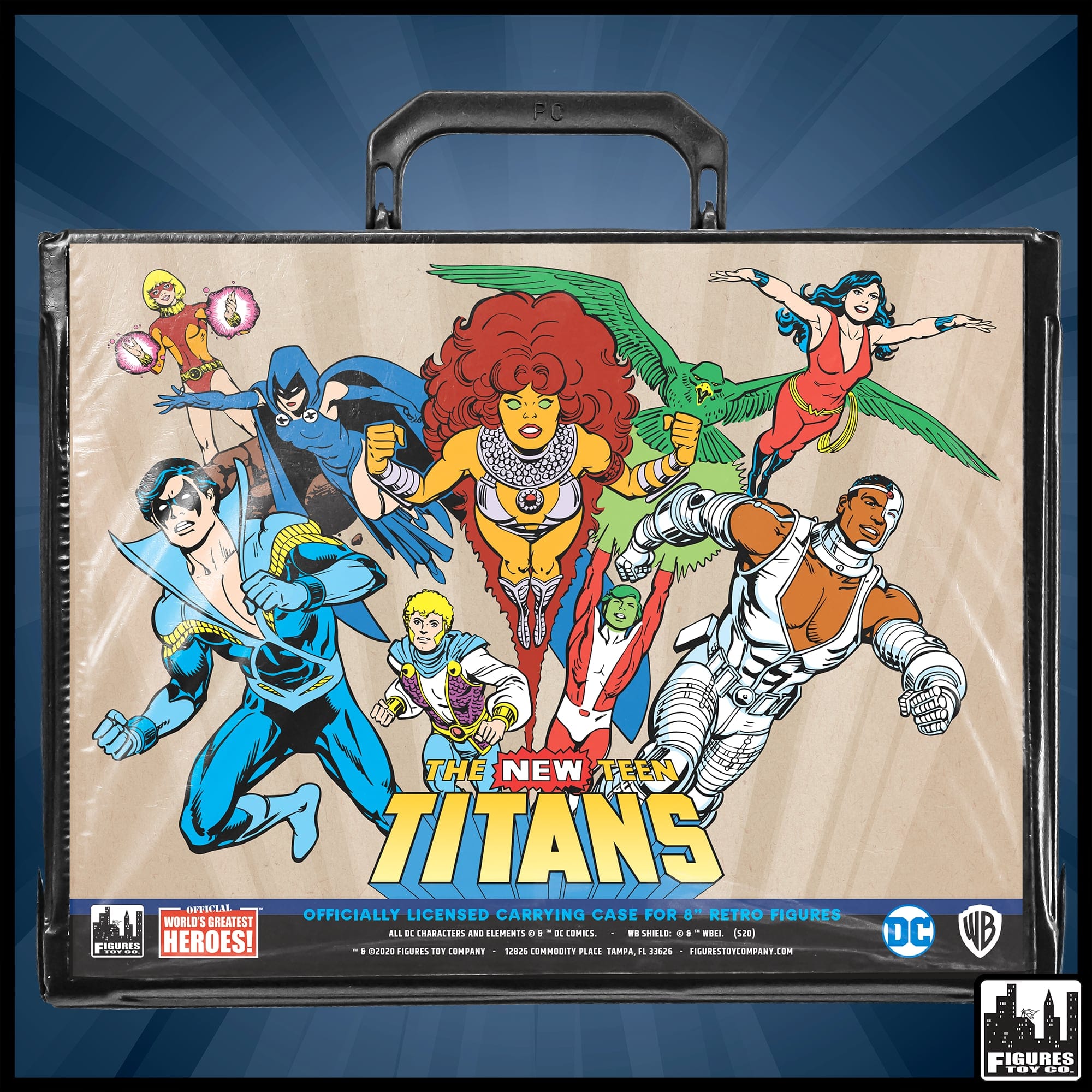 DC Comics The NEW Teen Titans Action Figure Carrying Case