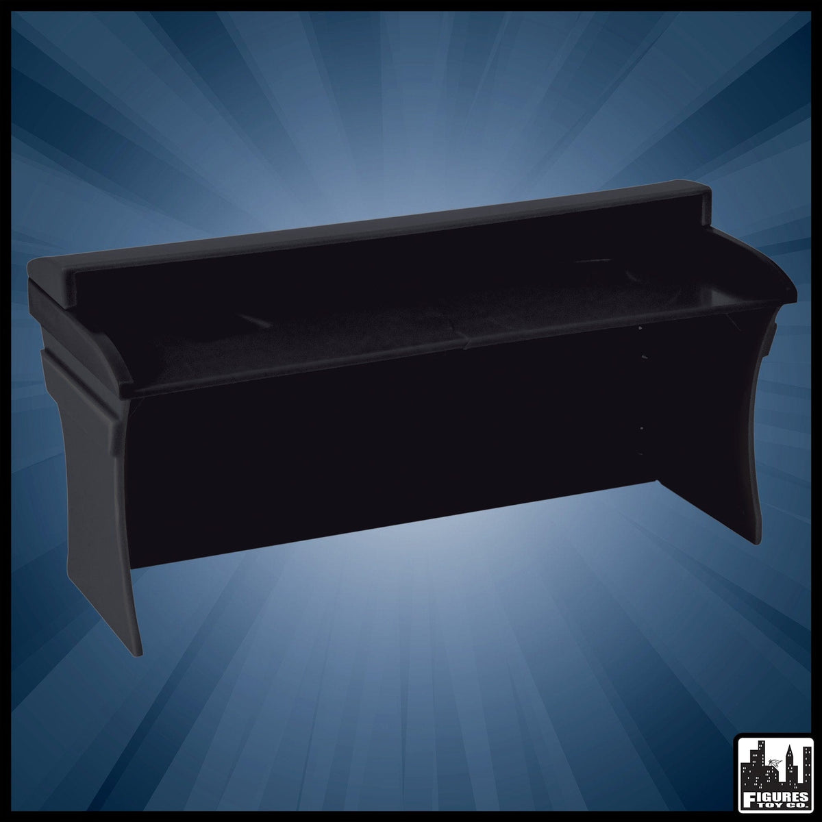 Deluxe Black Table for WWE Wrestling Action Figures
