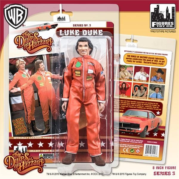 Dukes of Hazard Action Figures Series 3: Luke Duke (Racing Jumpsuit)