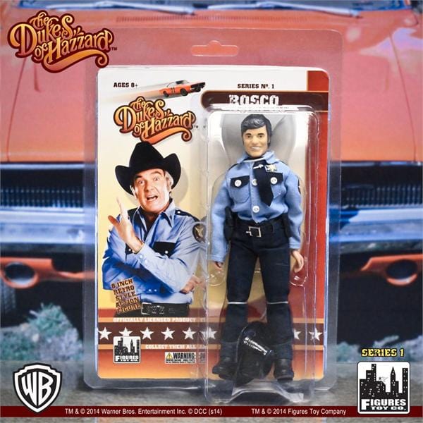 Dukes of Hazzard 8 Inch Action Figures Series 1: Roscoe P. Coltrane