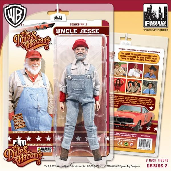 Dukes of Hazzard Retro 8 Inch Figures Series 2: Uncle Jesse