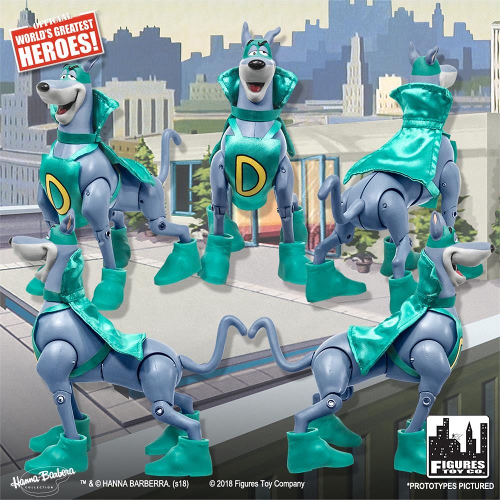 Dynomutt Retro Action Figures Series: Dynomutt [Green Superhero Outfit]