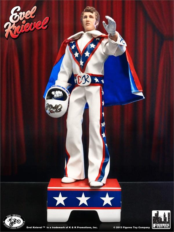 Evel Knievel 12 Inch Action Figures Series 1: White Jumpsuit [Original Release]