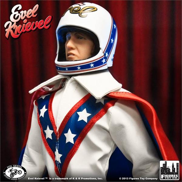 Evel Knievel 12 Inch Action Figures Series 1: White Jumpsuit [Original Release]