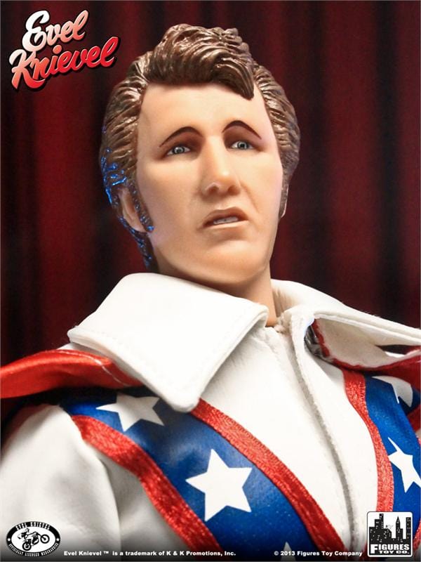 Evel Knievel 12 Inch Action Figures Series 1: White Jumpsuit [Original Release]