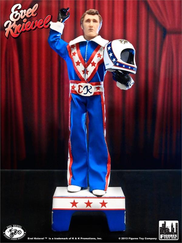 Evel Knievel 8 Inch Action Figures Series 1: Blue Jumpsuit [Original Release]