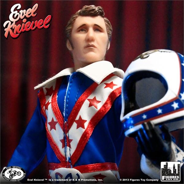 Evel Knievel 8 Inch Action Figures Series 1: Blue Jumpsuit [Original Release]