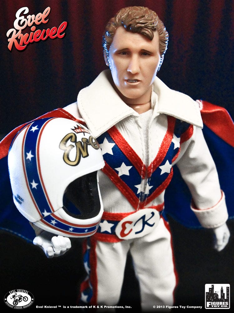 Evel Knievel 8 Inch Action Figures Series 1 Re-Issue: Set of 2 Figures