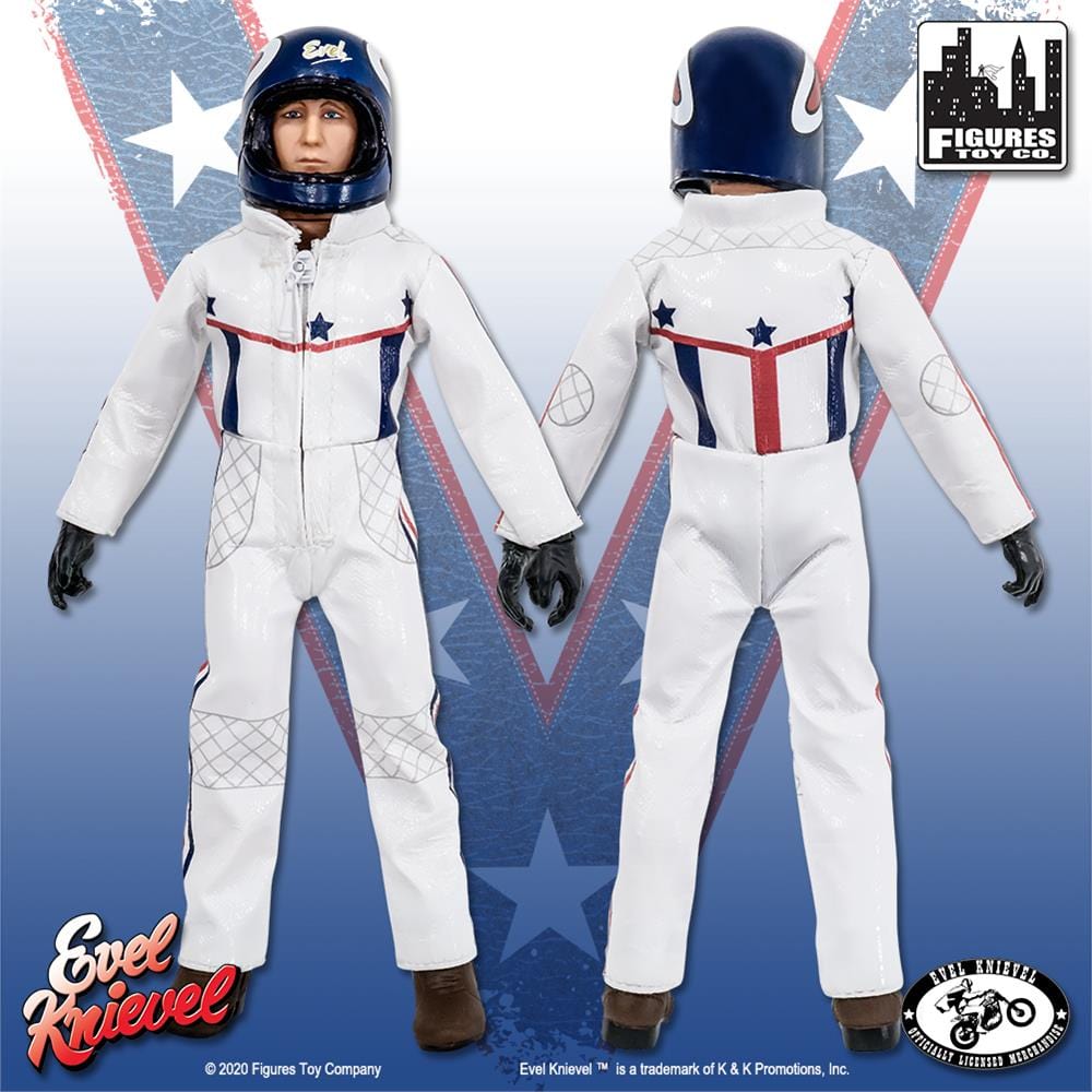 Evel Knievel 8 Inch Action Figures Series: Caesars Palace Jumpsuit Variant