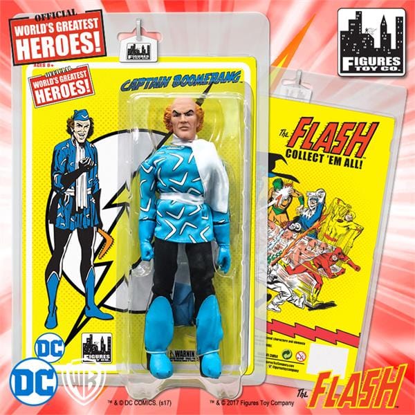 Flash Retro 8 Inch Action Figures Series 1: Captain Boomerang