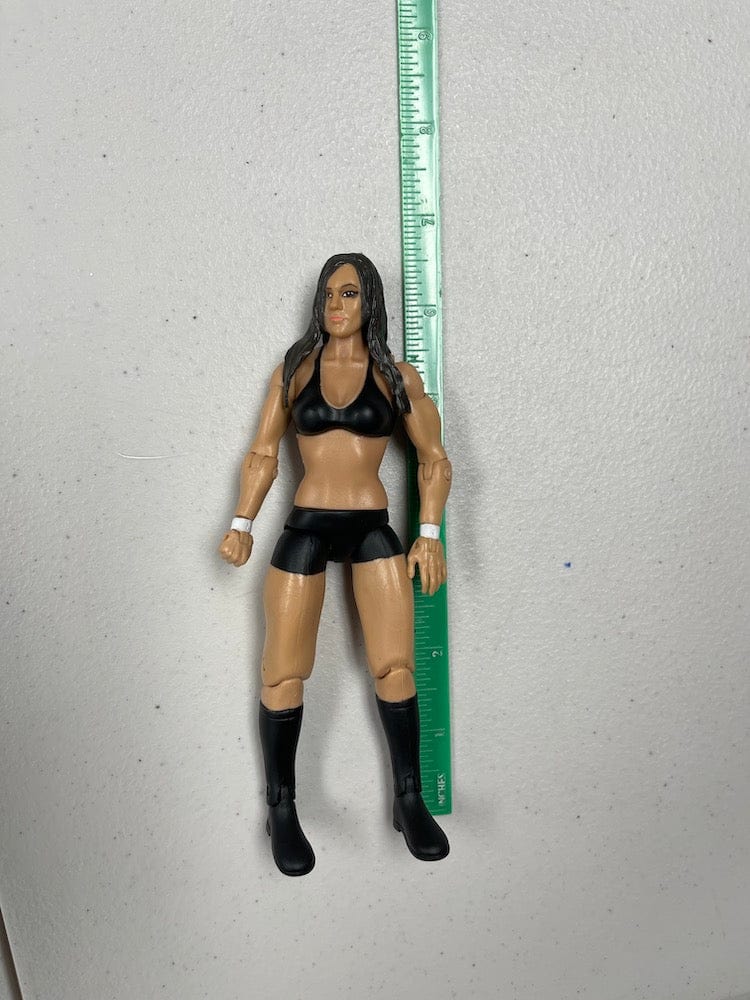 Generic 6.5 Inch African American Female Wrestling Action Figure
